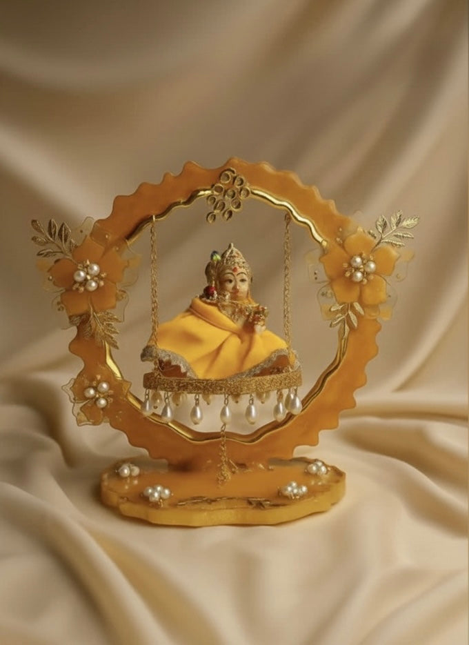 Miora Handcrafted Resin Krishna Jhula 8” ₹100/inch