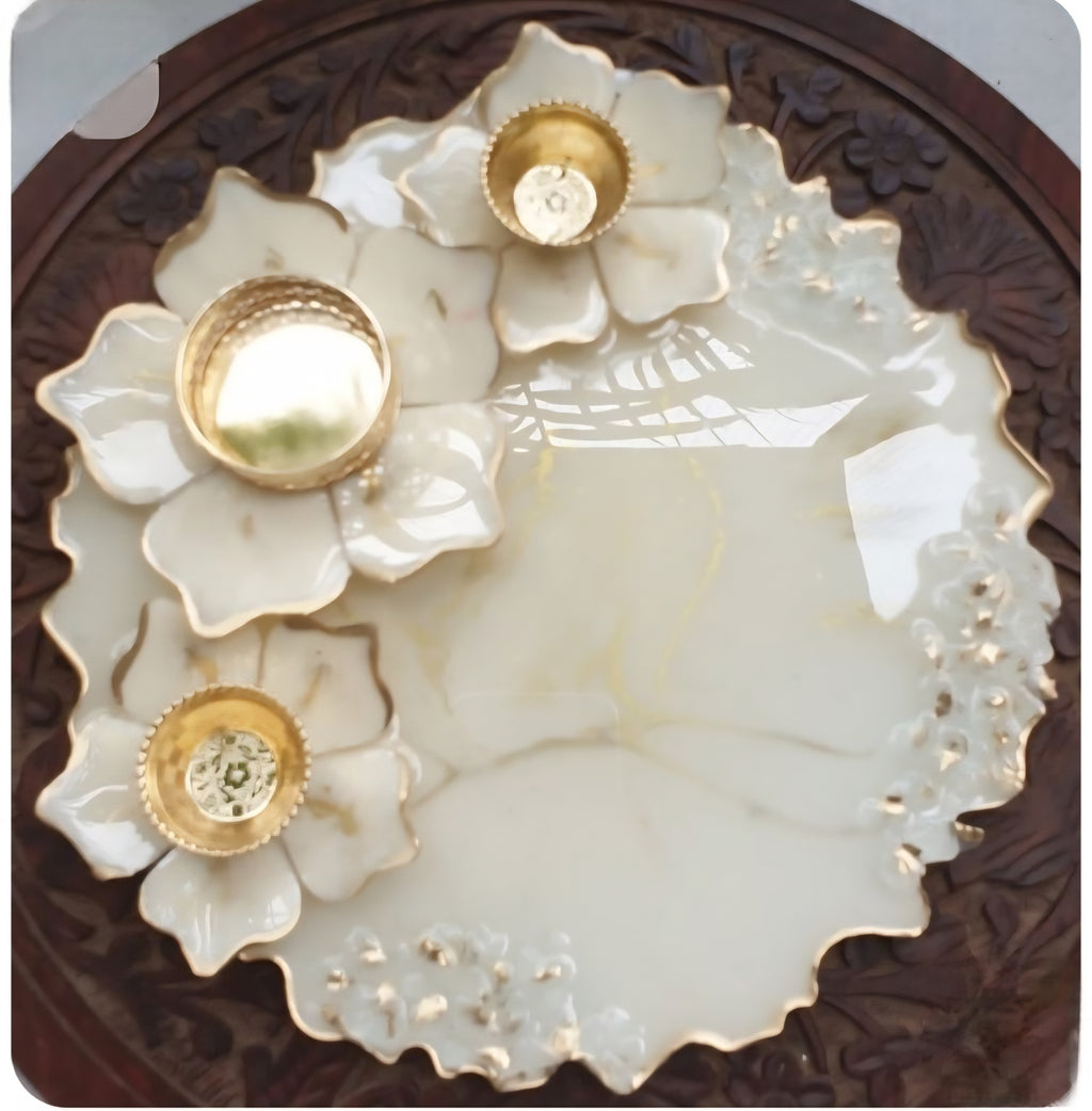 Pooja Thali - 8 inches